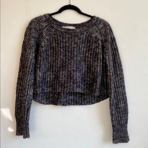 90’s Chaiken Cropped Fuzzy Sweater